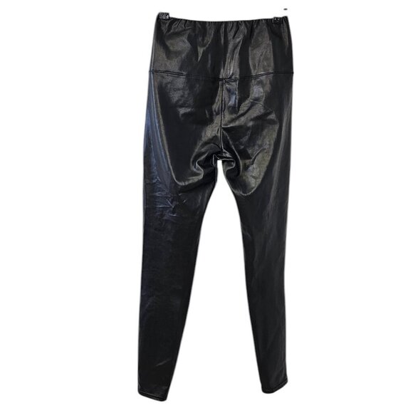 Aritzia Wilfred Free Daria Pant, Vegan Leather, High Rise, Black, Size Small - Picture 3 of 9